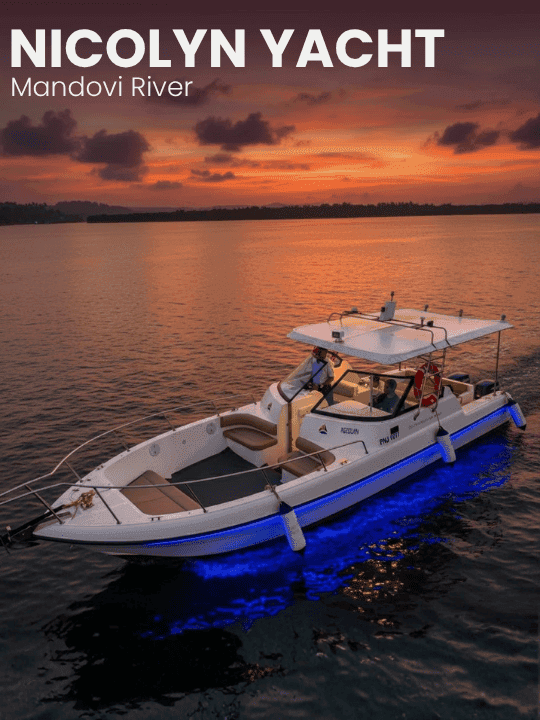 Nicolyn Yacht || Goa (Max 10 pax)